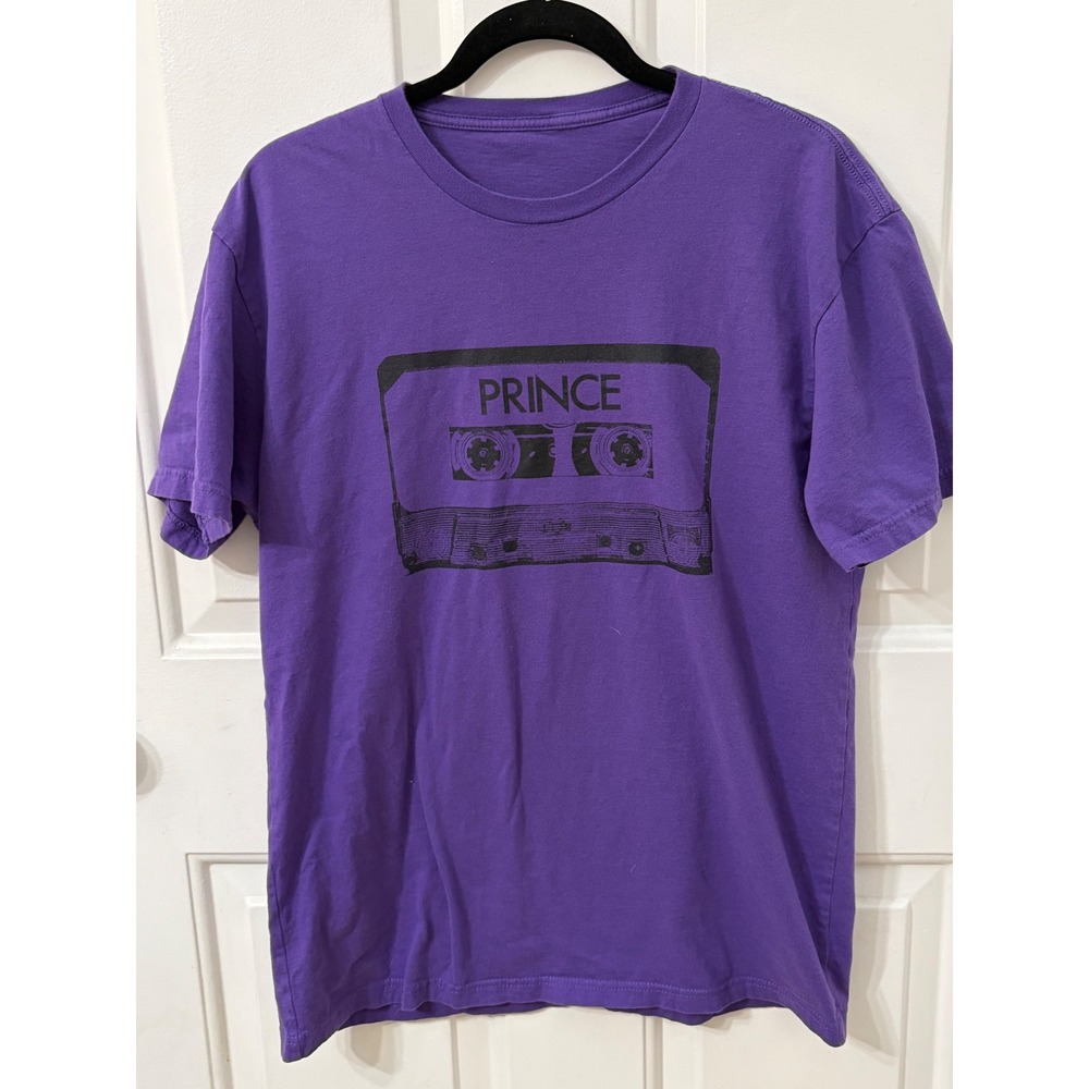 Prince | Cassette Tape Graphic T-Shirt | Large || Purple| - Picture 1 of 4